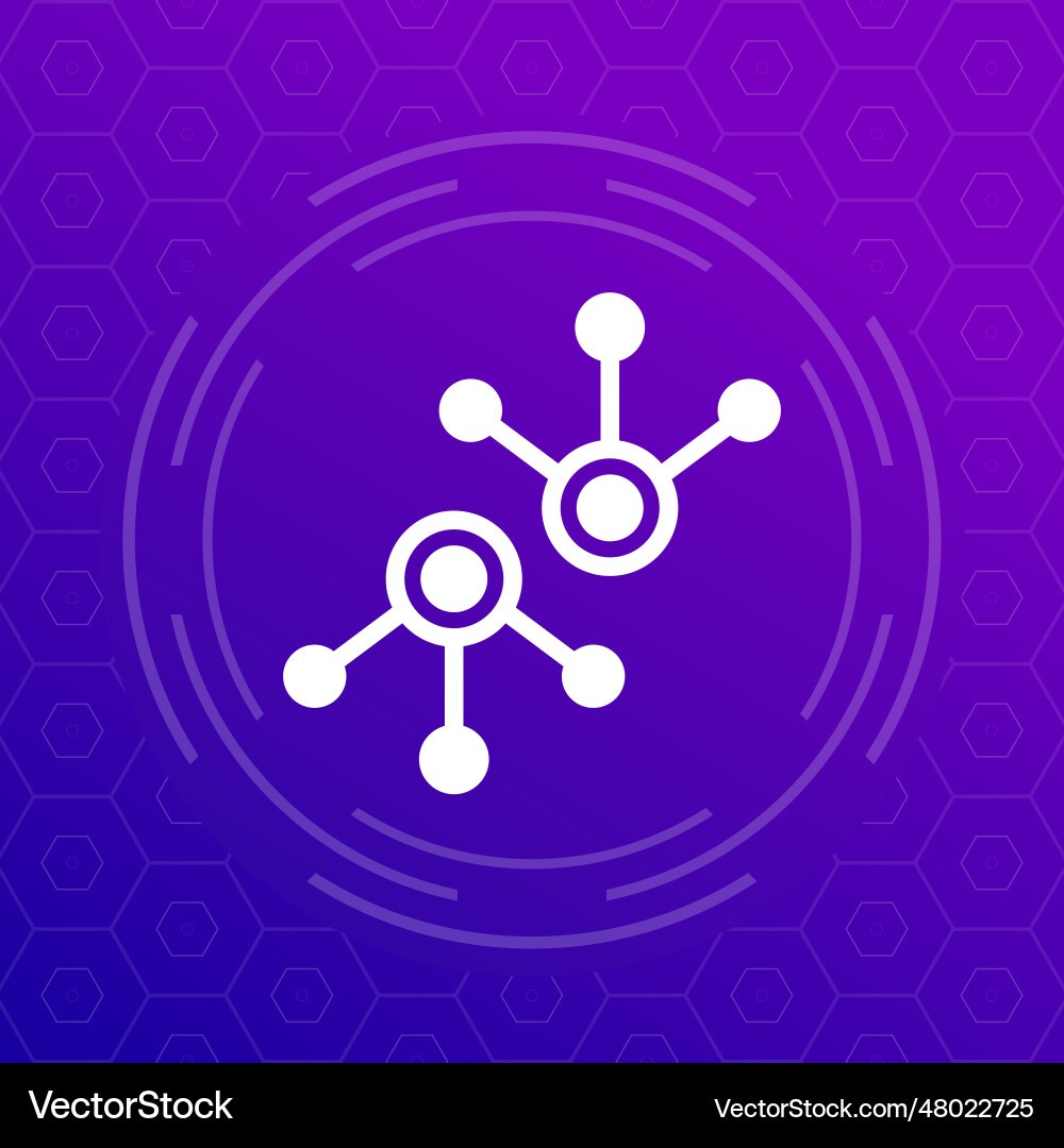 Nodes icon for web and apps vector image