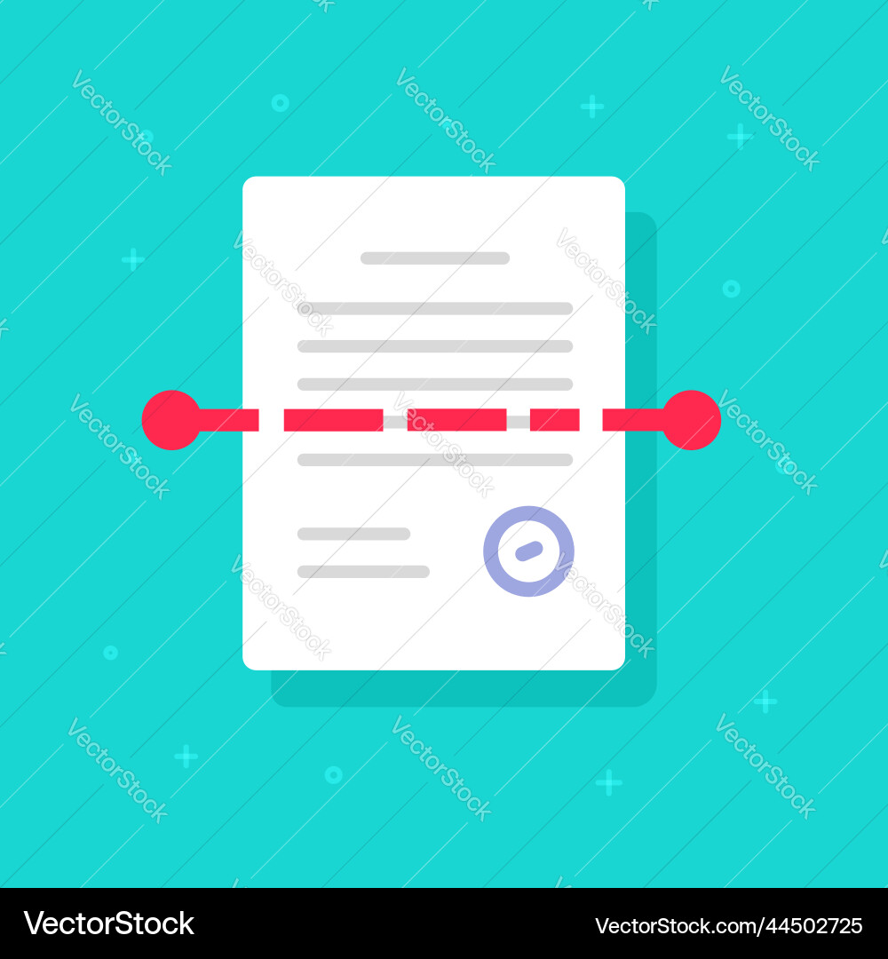 Scannen oder Erkennen von Textpapierdokument-Symbolen ocr vektorbild