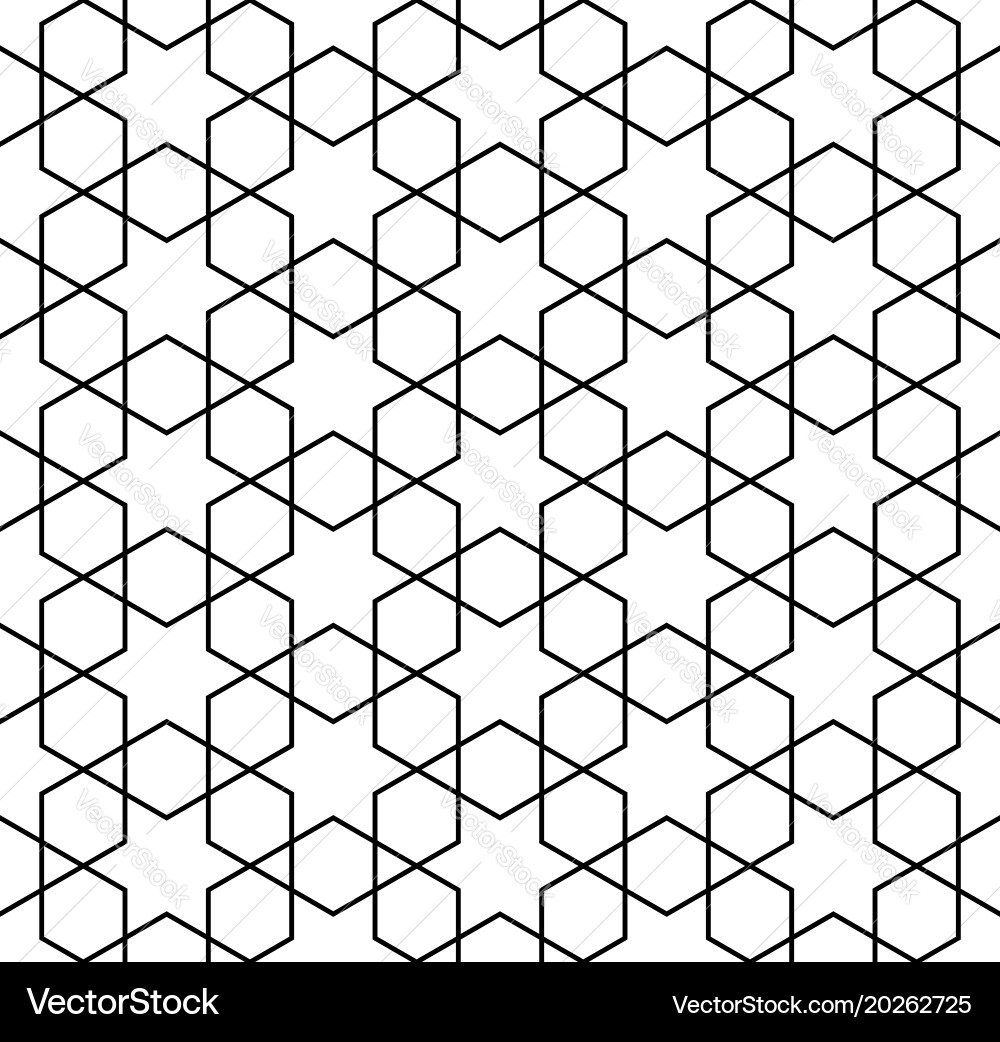 Seamless simple geometric pattern Vector Image