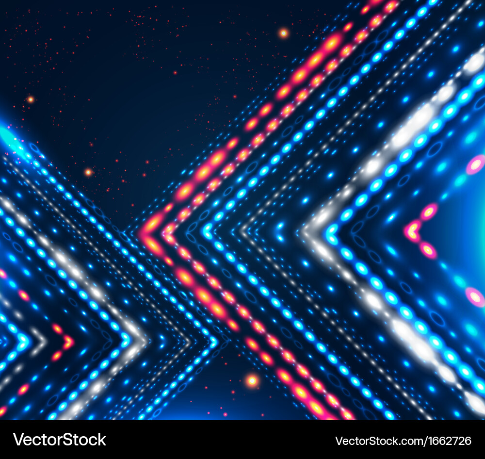 Abstract design with shiny arrows for your Vector Image