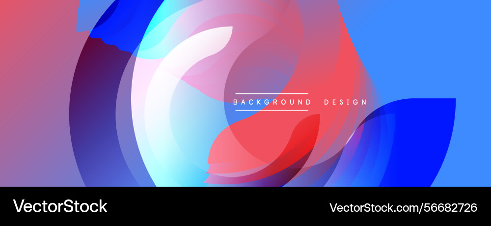 Abstract vibrant layers create dynamic Abstract vibrant layers create dynamic vector image