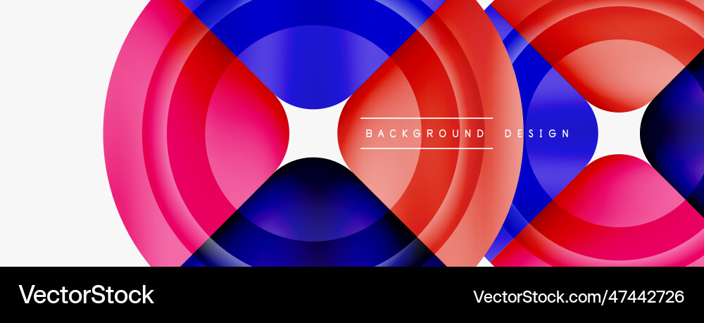 Circle abstract background wallpaper banner Circle abstract background wallpaper banner vector image