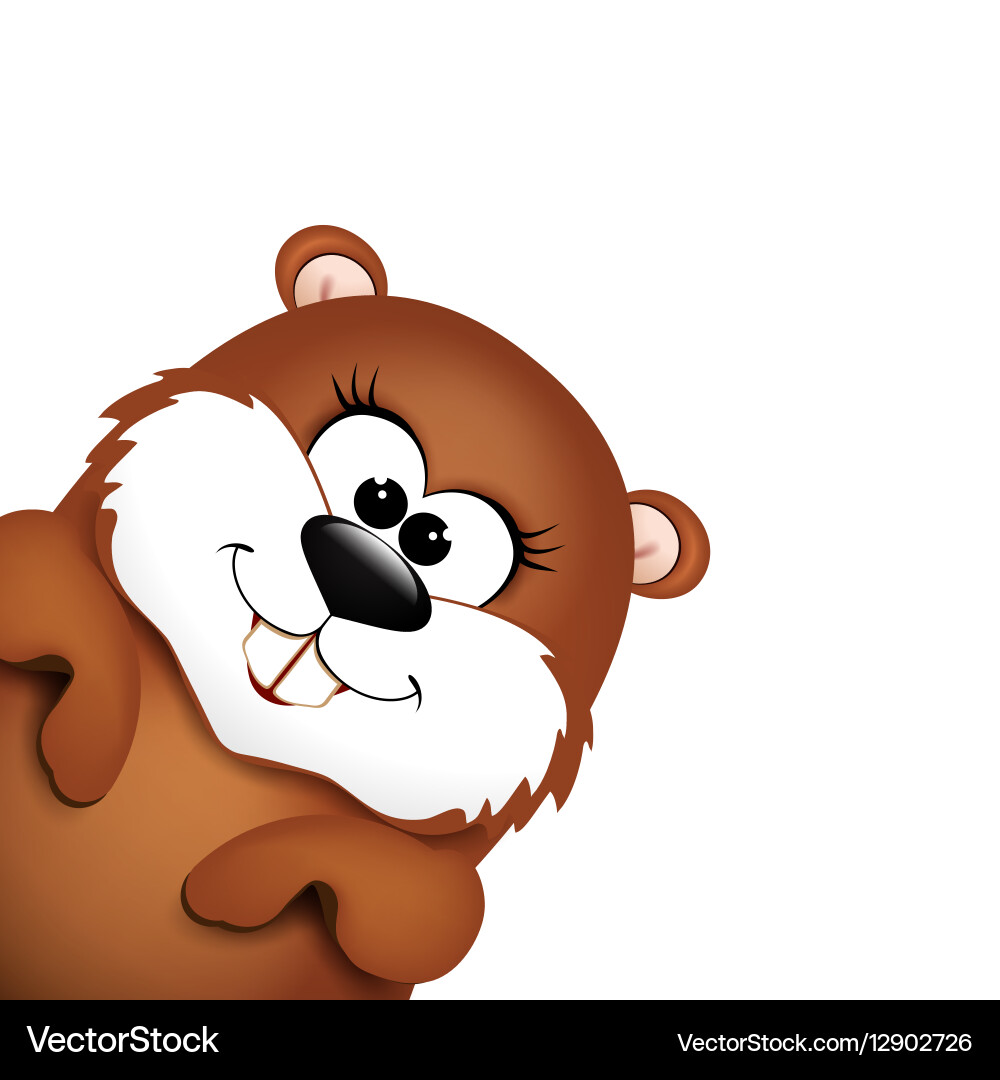 Groundhog Day Character Vector Image