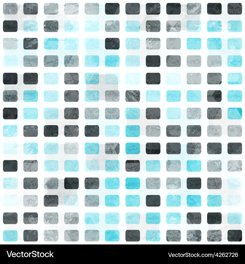 Grunge Square Pattern vector image