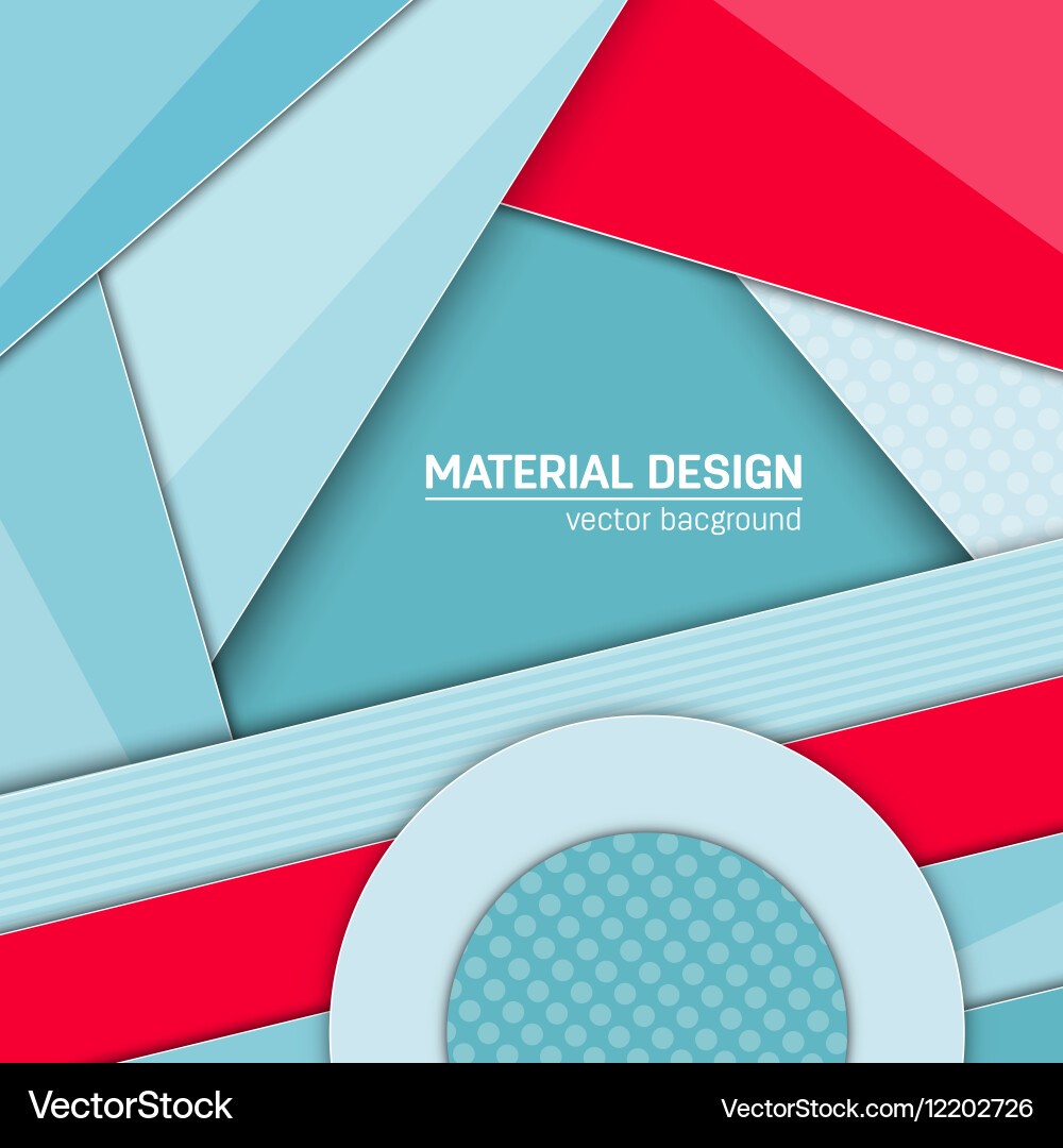 Material design background abstract Vector Image