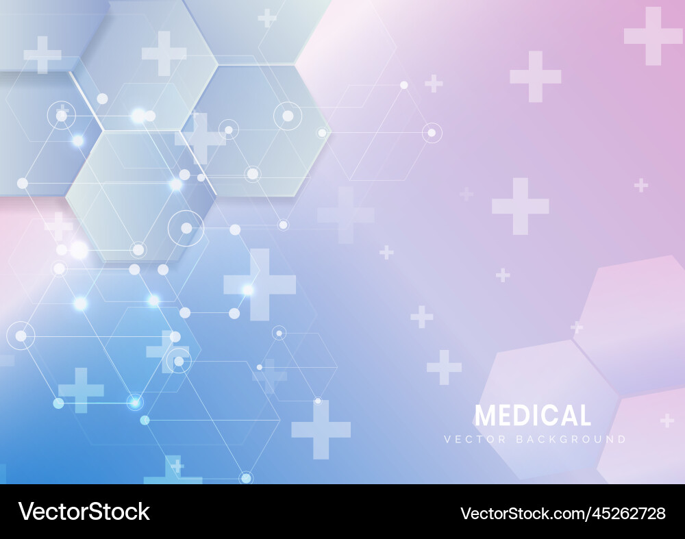 Abstract hexagon pattern and lines background Abstract hexagon pattern and lines background vector image