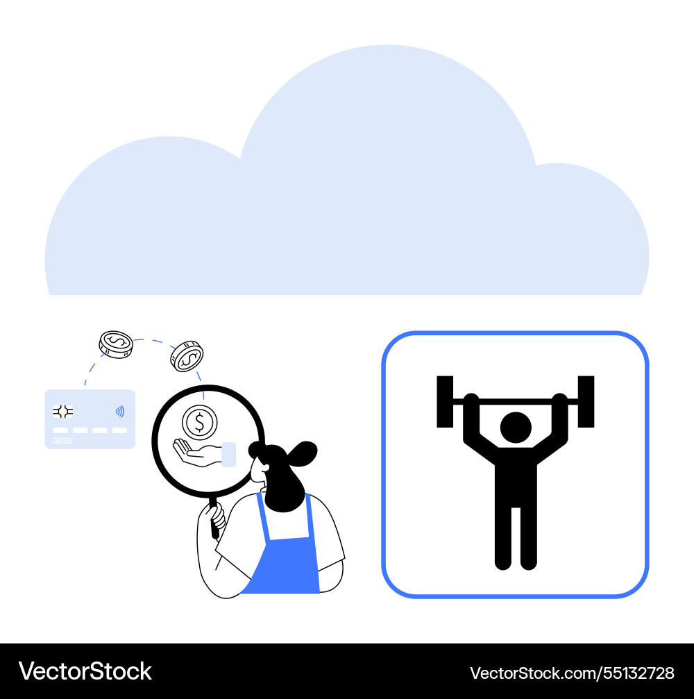 Cloud computing and digital transformation Cloud computing and digital transformation Vector Image