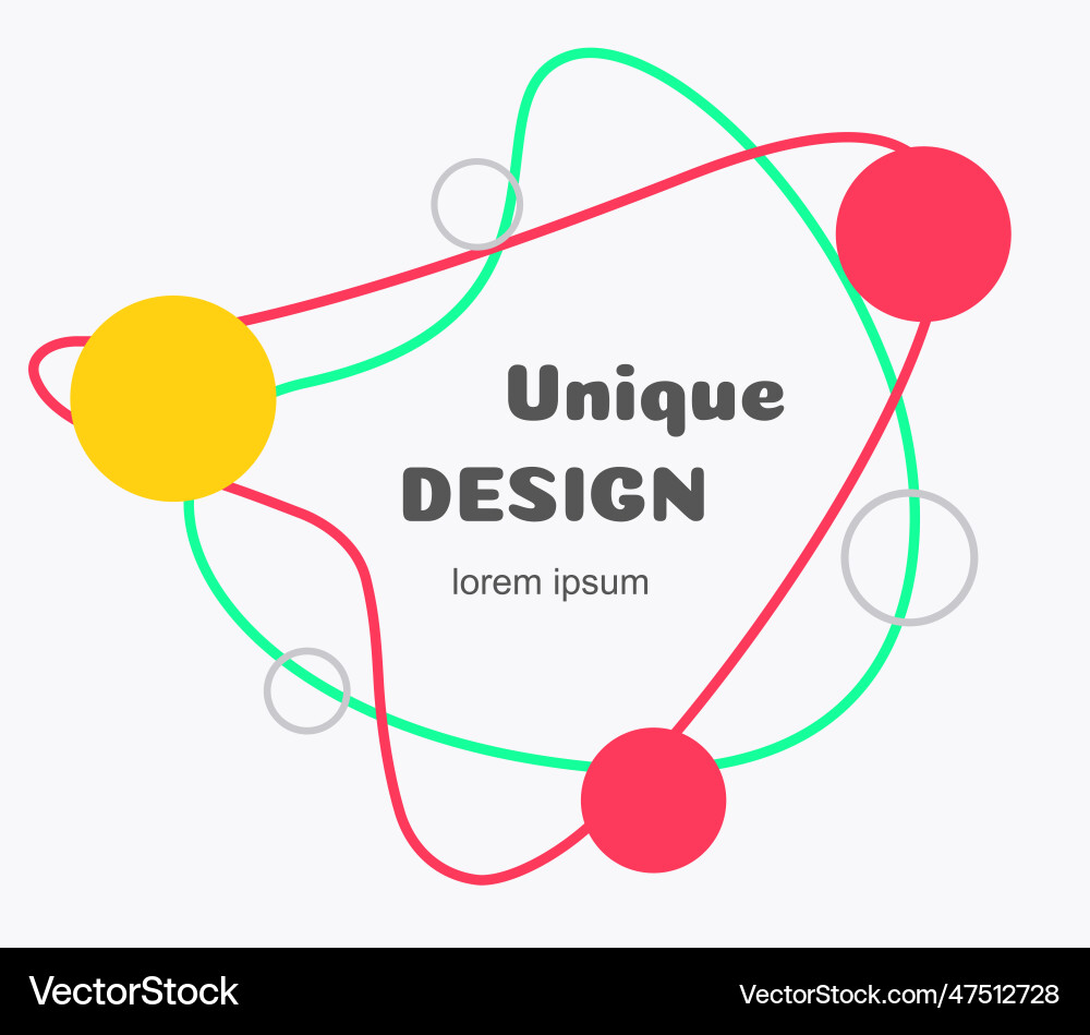 Futuristic dynamic shape colorful line Futuristic dynamic shape colorful line vector image