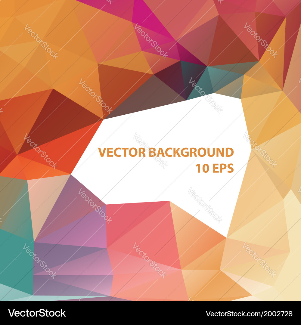 Geometric colorful pattern background vector image