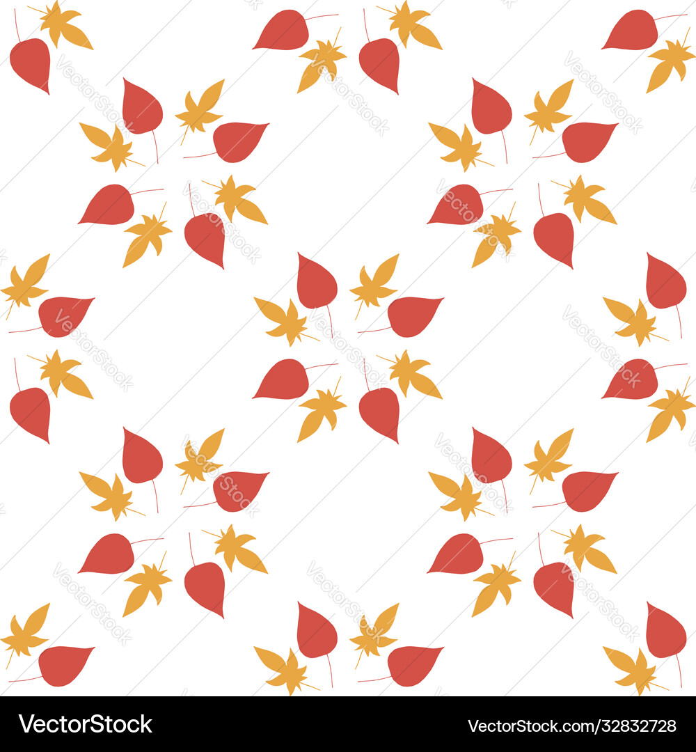 Seamless pattern with vertical red and orange vector image