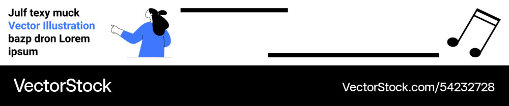 Text placeholder format with person pointing Text placeholder format with person pointing vector image
