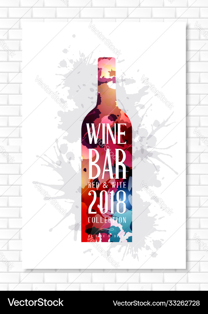 Weinliste Vorlage für Bar oder Restaurant Menü Weinliste Vorlage für Bar oder Restaurant Menü vektorbild