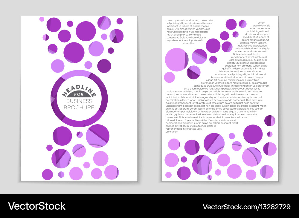 Abstract layout background set for art Vector Image