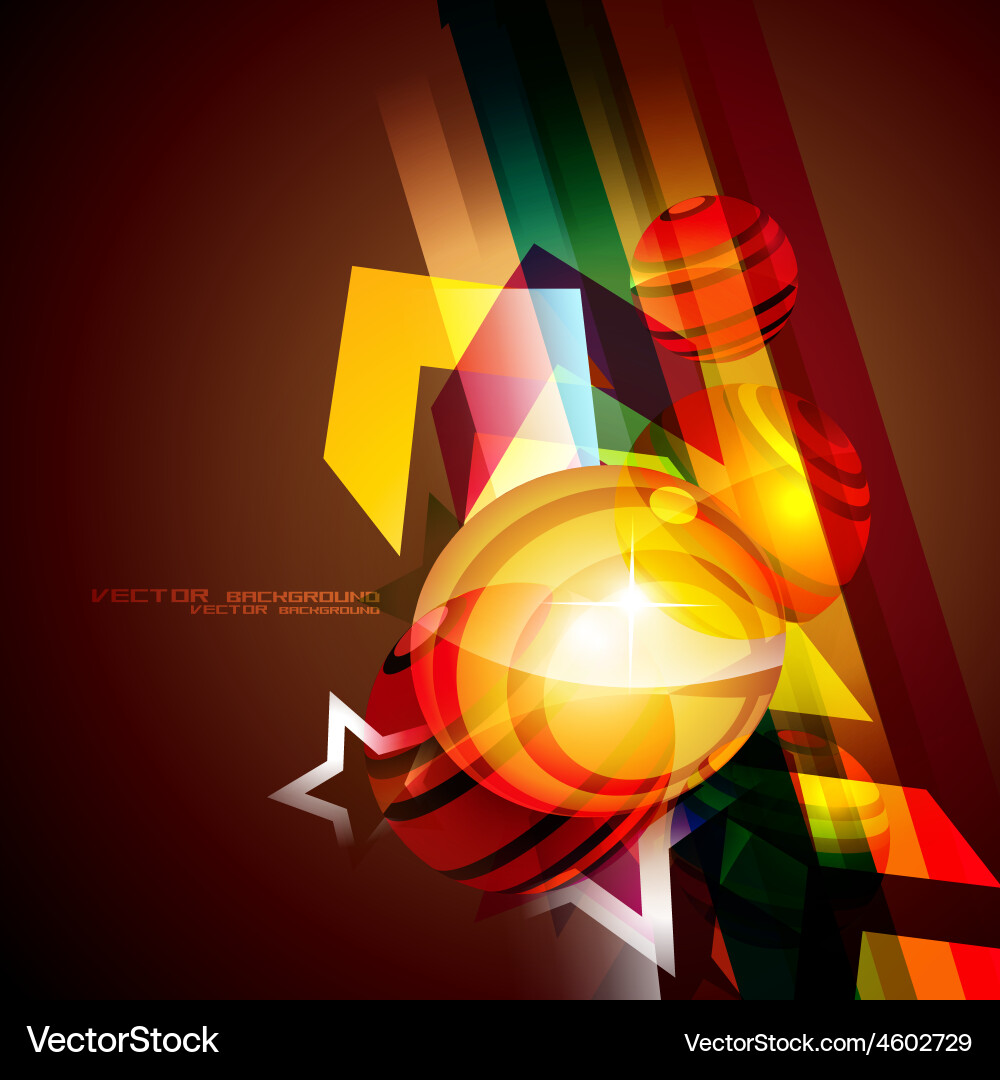 Abstract shape background vector image