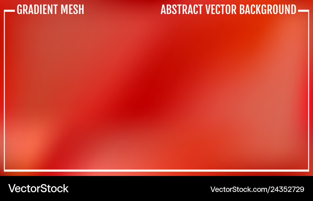 Gradient red abstract background vector image