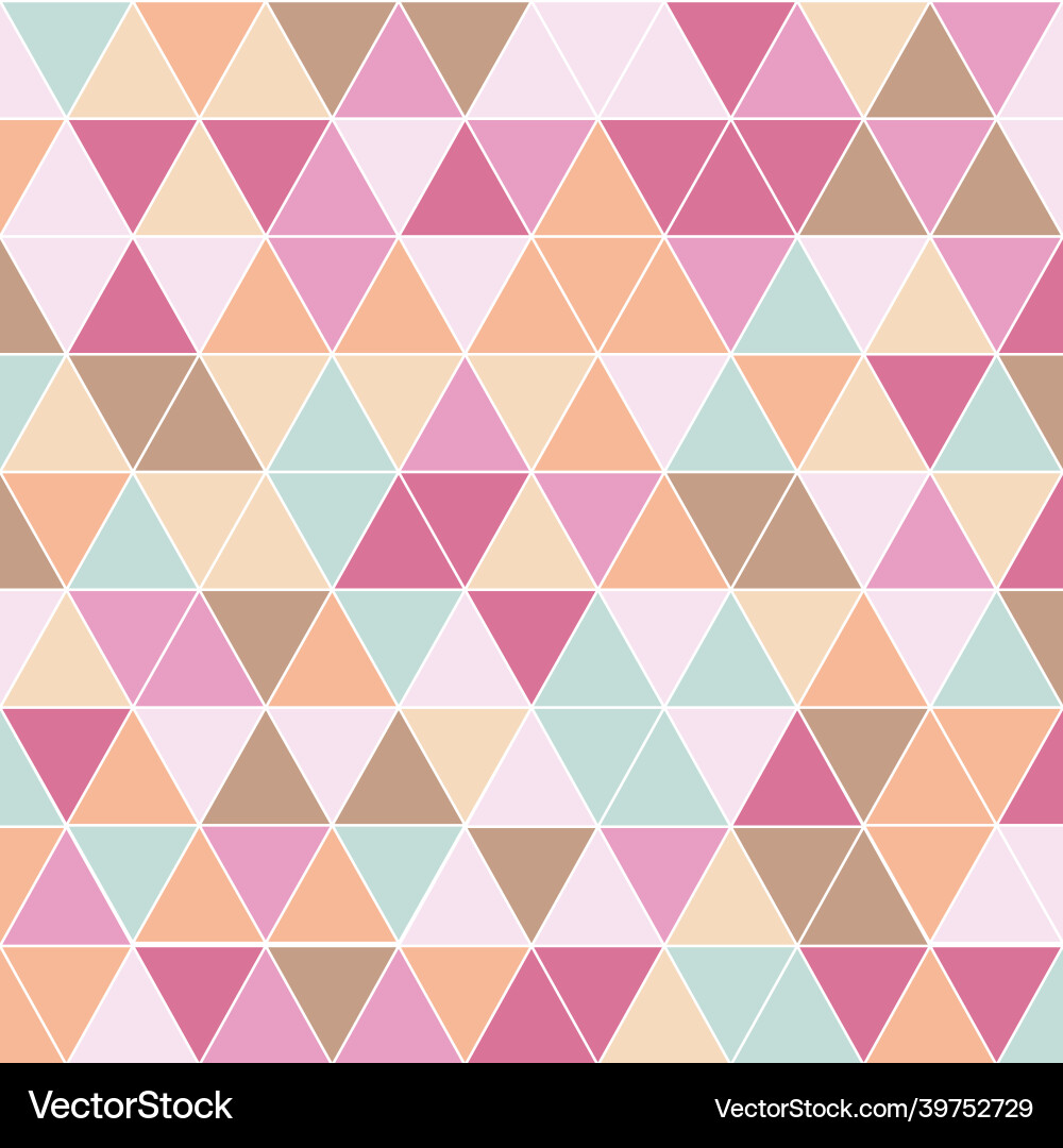 Graphics seamless polygon background pattern vector image