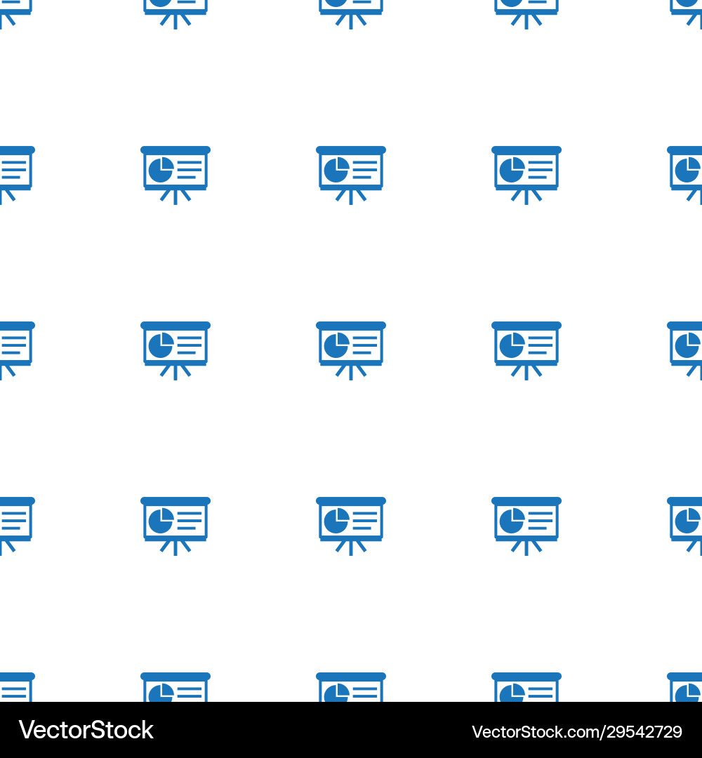 Presentation icon pattern seamless isolated Presentation icon pattern seamless isolated vector image