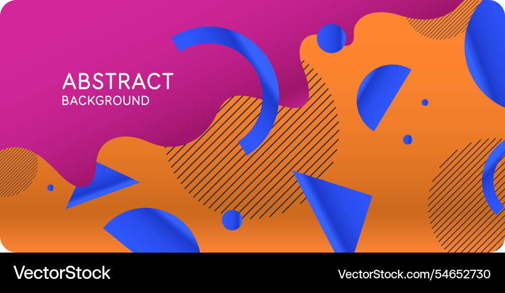 Background with abstract shapes a template Background with abstract shapes a template vector image