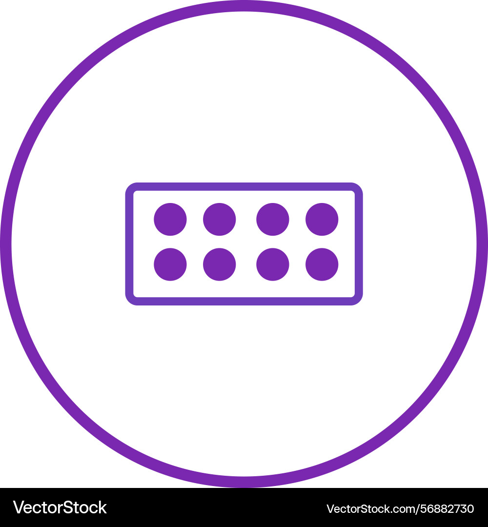 Minimalist design of a simple grid pattern within vector image
