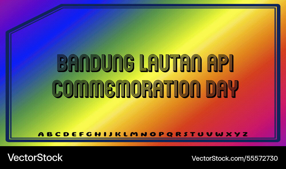 Text effects with editable colors and abstract Vector Image