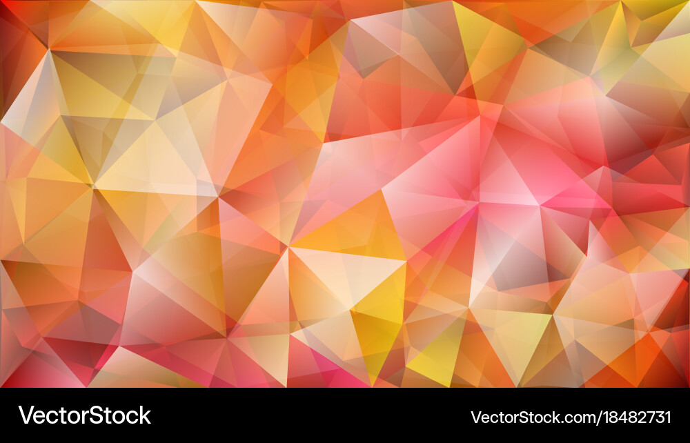 Abstract low polygonal background of triangles Vector Image