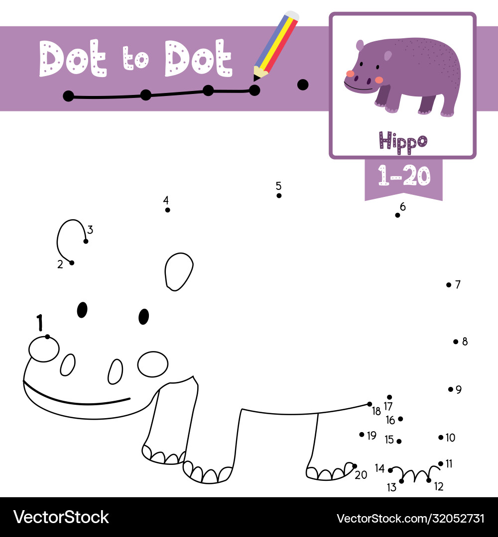 Dot to educational game and coloring book Dot to educational game and coloring book vector image