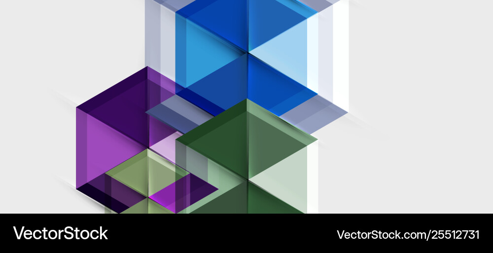 Geometric triangle and hexagon abstract background Geometric triangle and hexagon abstract background Vector Image