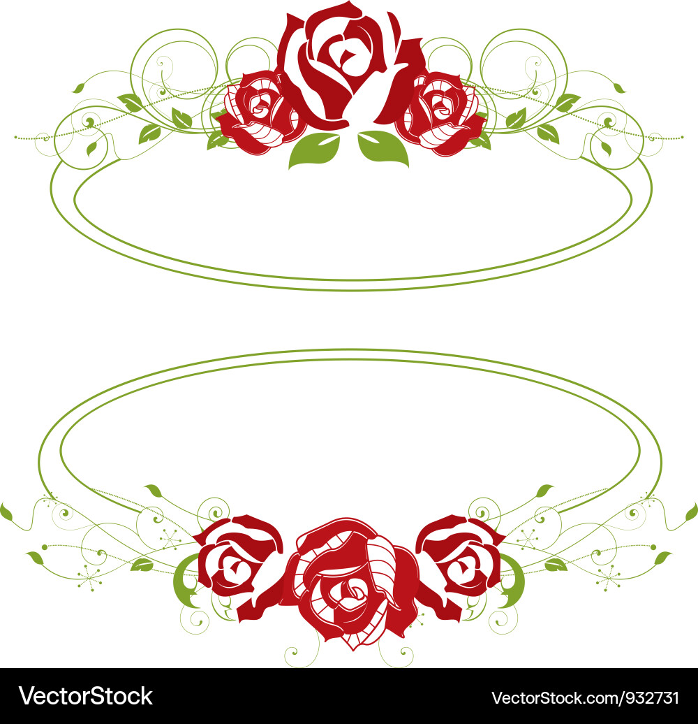 Red roses Royalty Free Vector Image - VectorStock