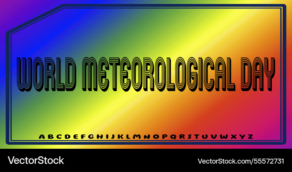 Text effects with editable colors and abstract Vector Image