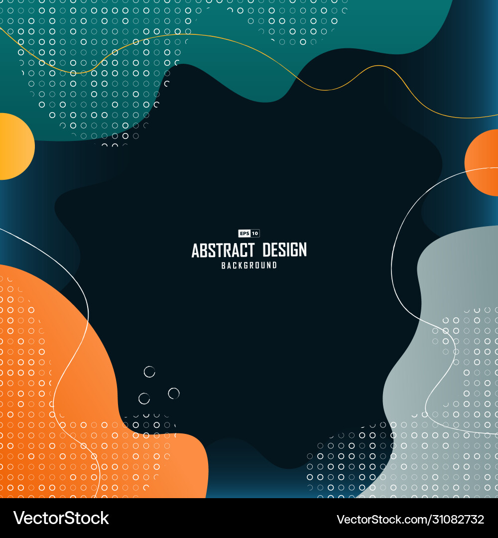 Abstract gradient colorful tech template cover Abstract gradient colorful tech template cover vector image