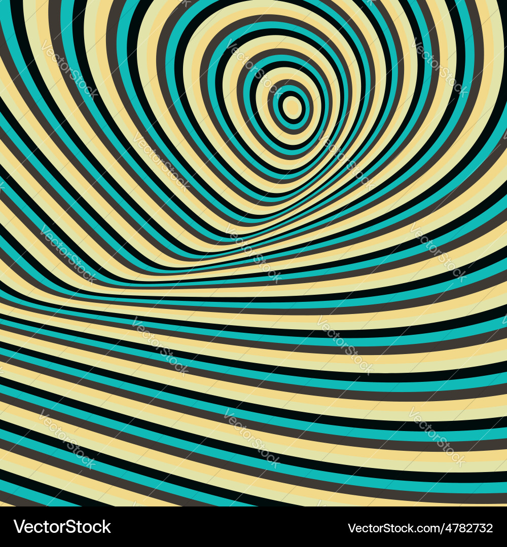 Abstract swirl background pattern with optical vector image