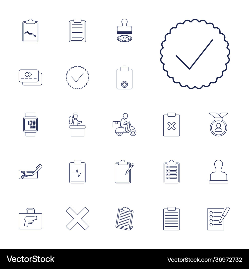 Check icons (36972732) – Free Vector | VectorStock