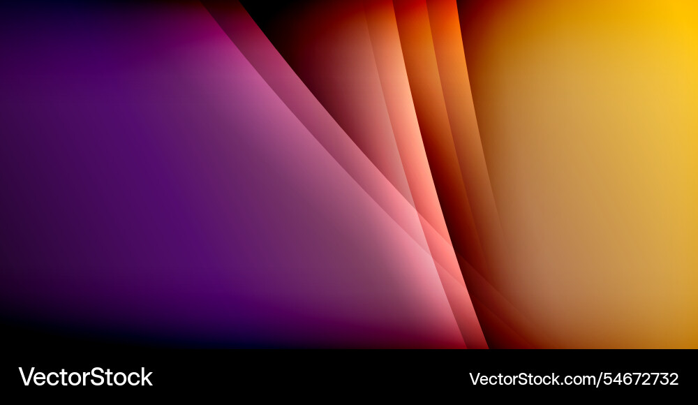 Expressive poster with shadow lines features Vector Image