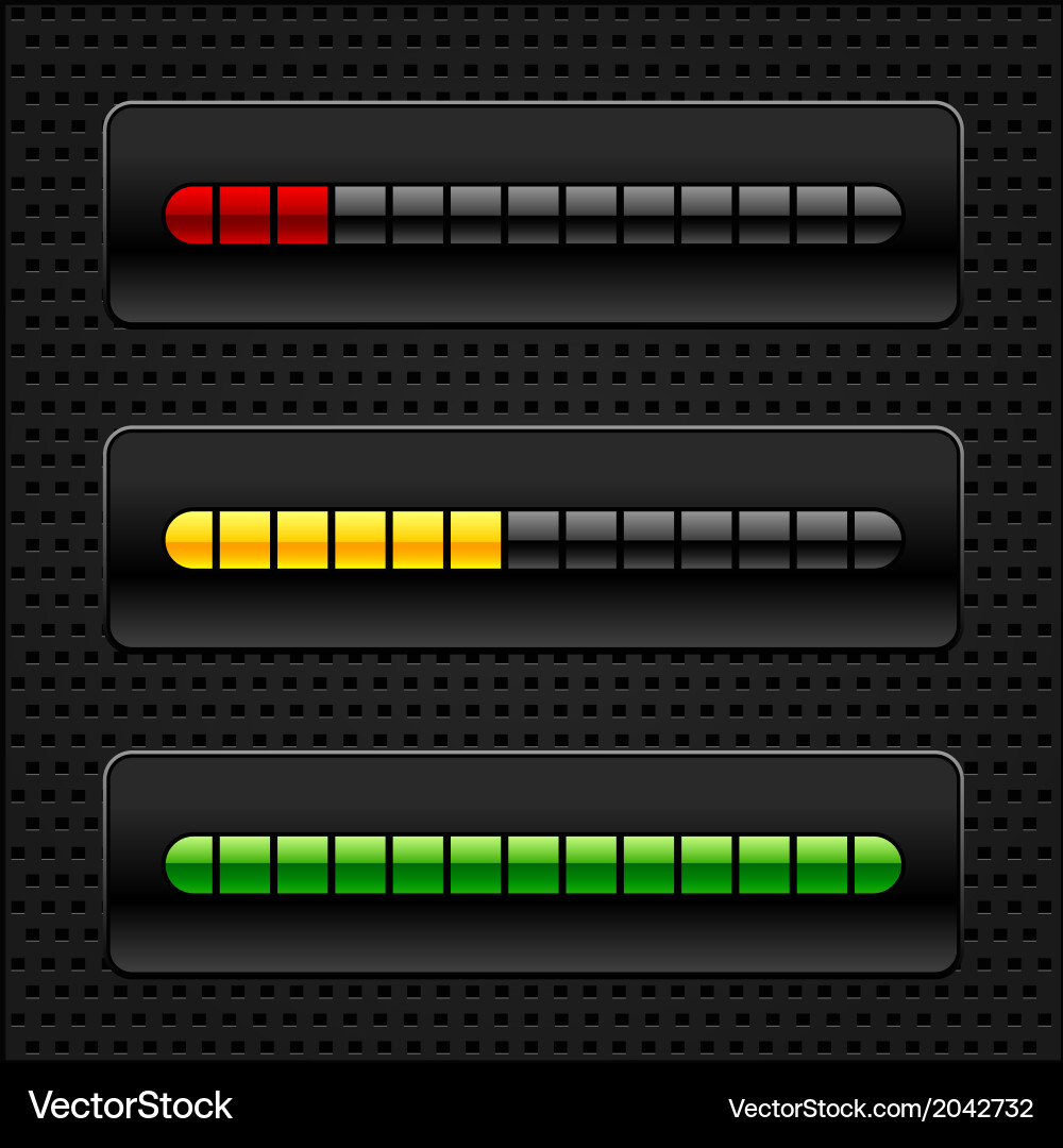 Loading Progress Bar Vector Image