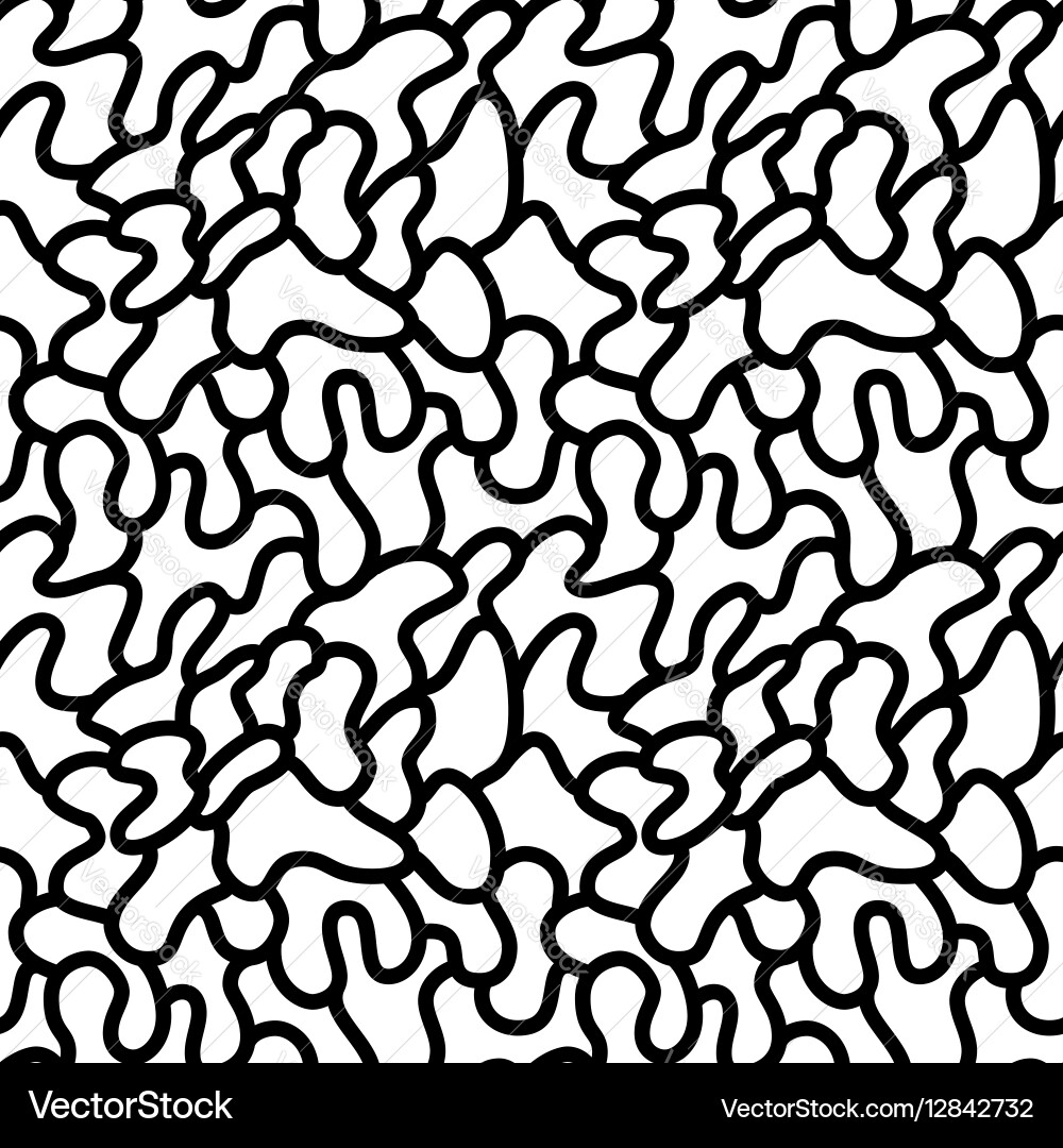 Memphis Style Pattern vector image