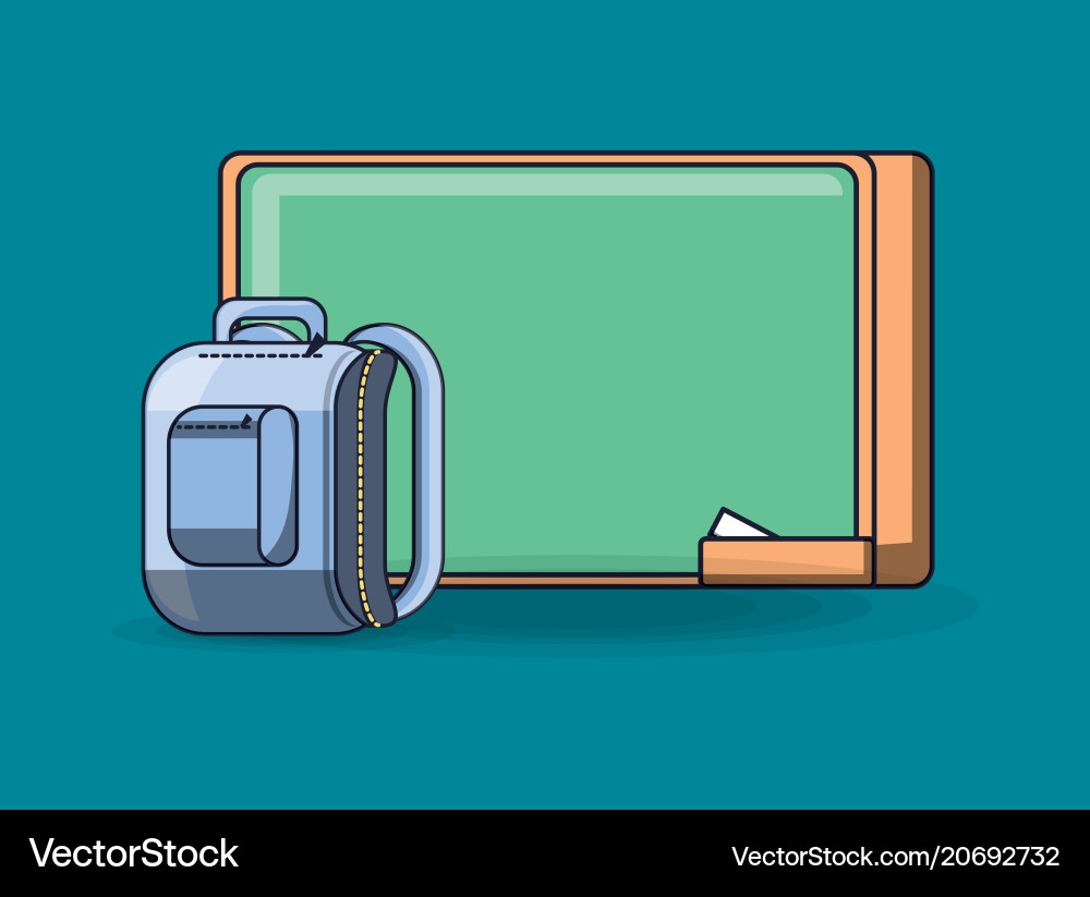 School objects design vector image