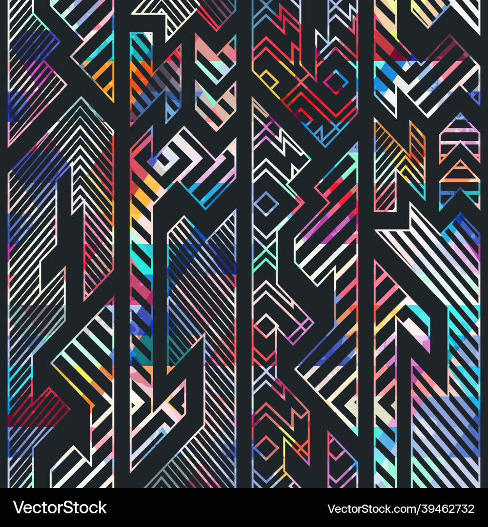 Triangular Grunge Pattern vector image