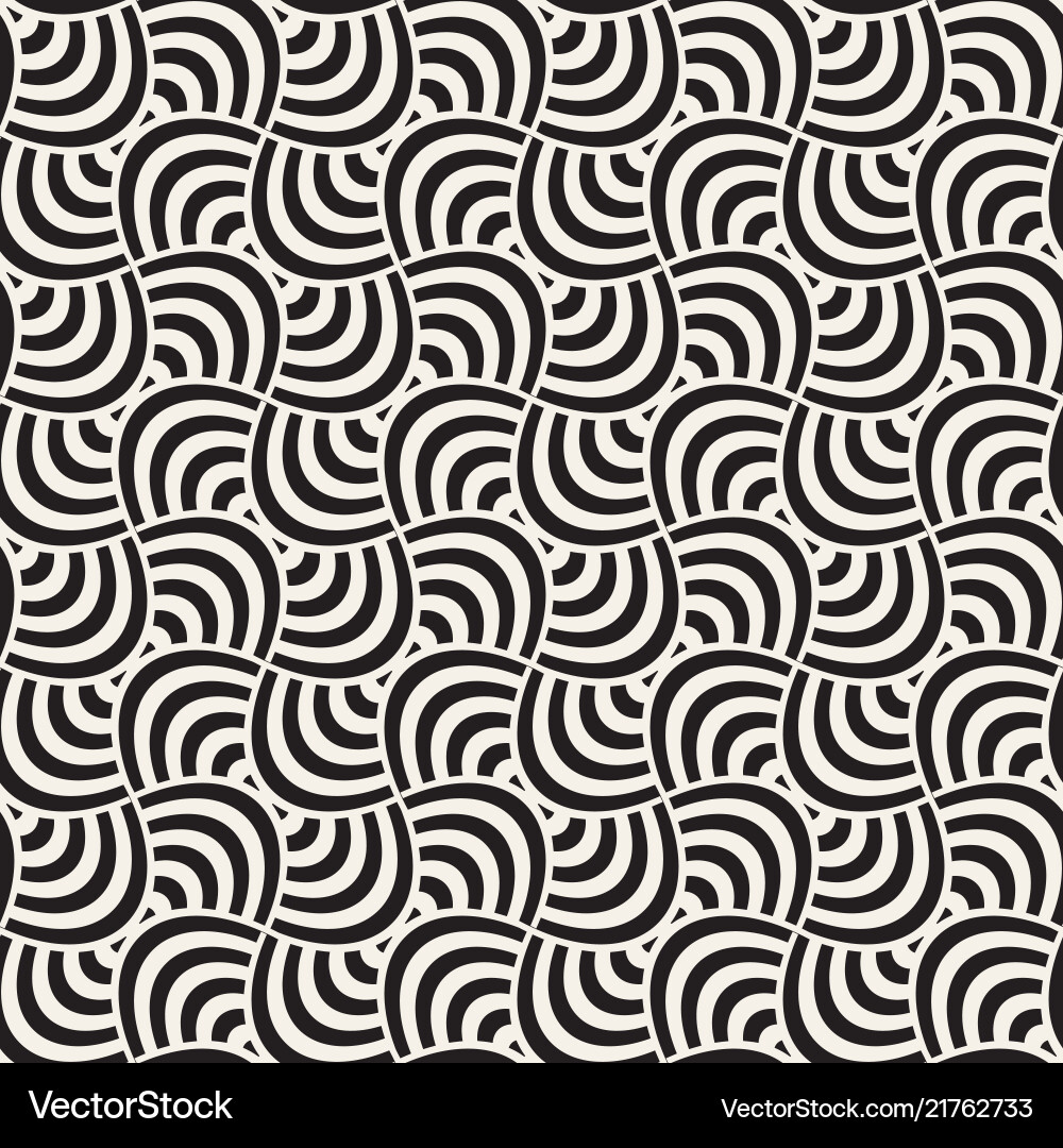 Geometric seamless pattern with curved shapes Geometric seamless pattern with curved shapes vector image