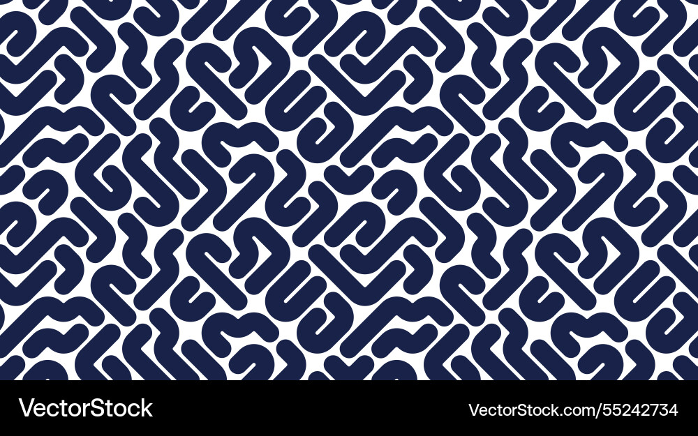 Abstract Rounded Lines Pattern vector image