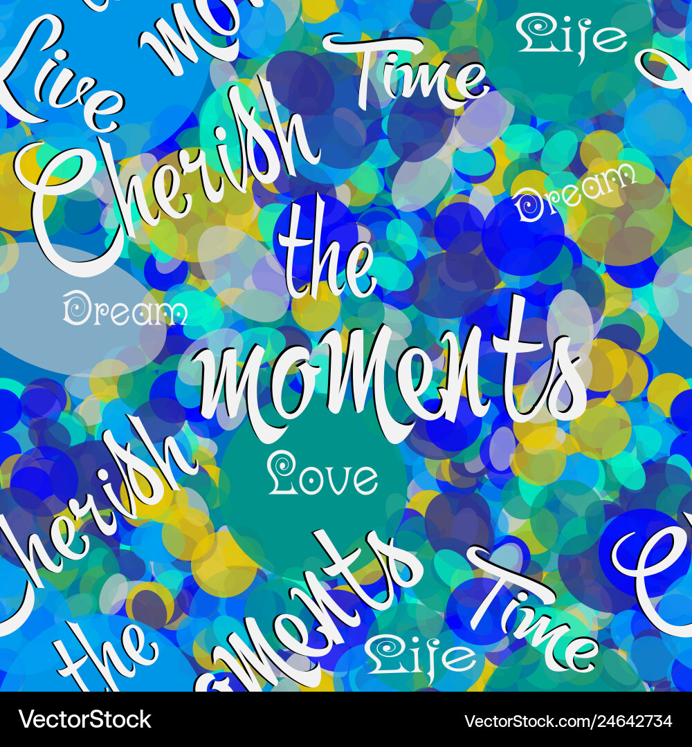 Colorful circles seamless pattern bokeh abstract Colorful circles seamless pattern bokeh abstract vector image