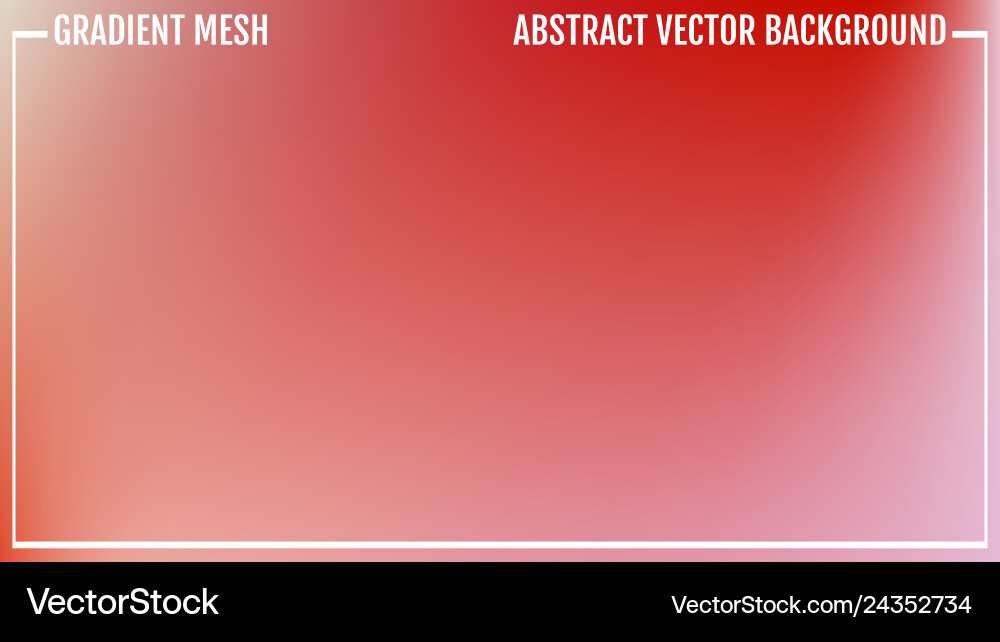 Gradient red abstract background vector image