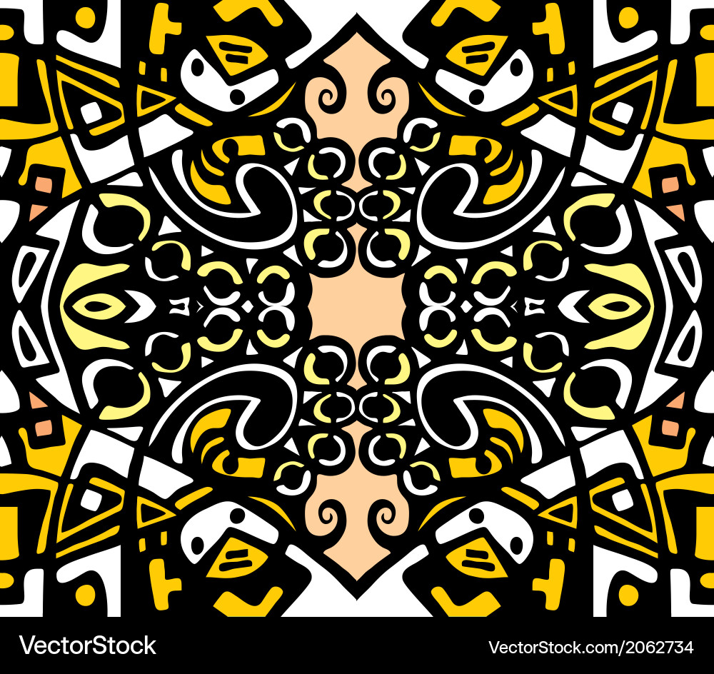 Psychedelic abstraction background symmetric vector image