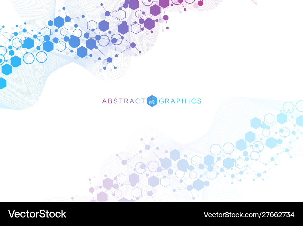 Science network pattern connecting lines and dots Science network pattern connecting lines and dots vector image
