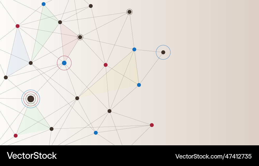 Digital network connection with plexus Digital network connection with plexus vector image
