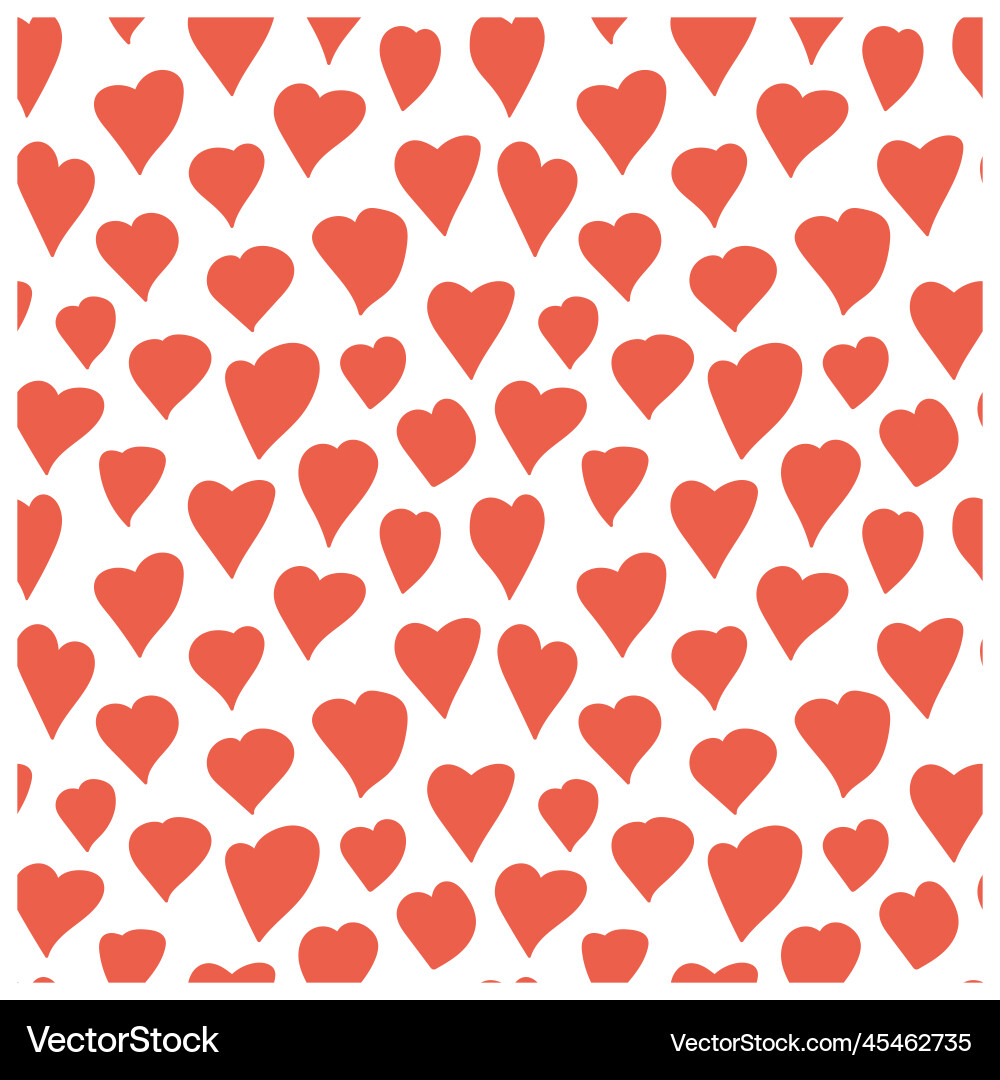 Hearts pattern Hearts pattern vector image