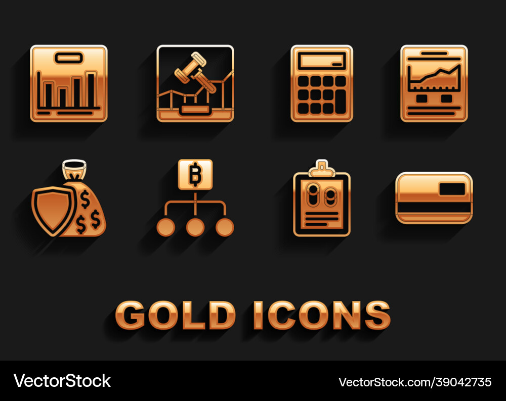 Set blockchain technology bitcoin website Set blockchain technology bitcoin website vector image