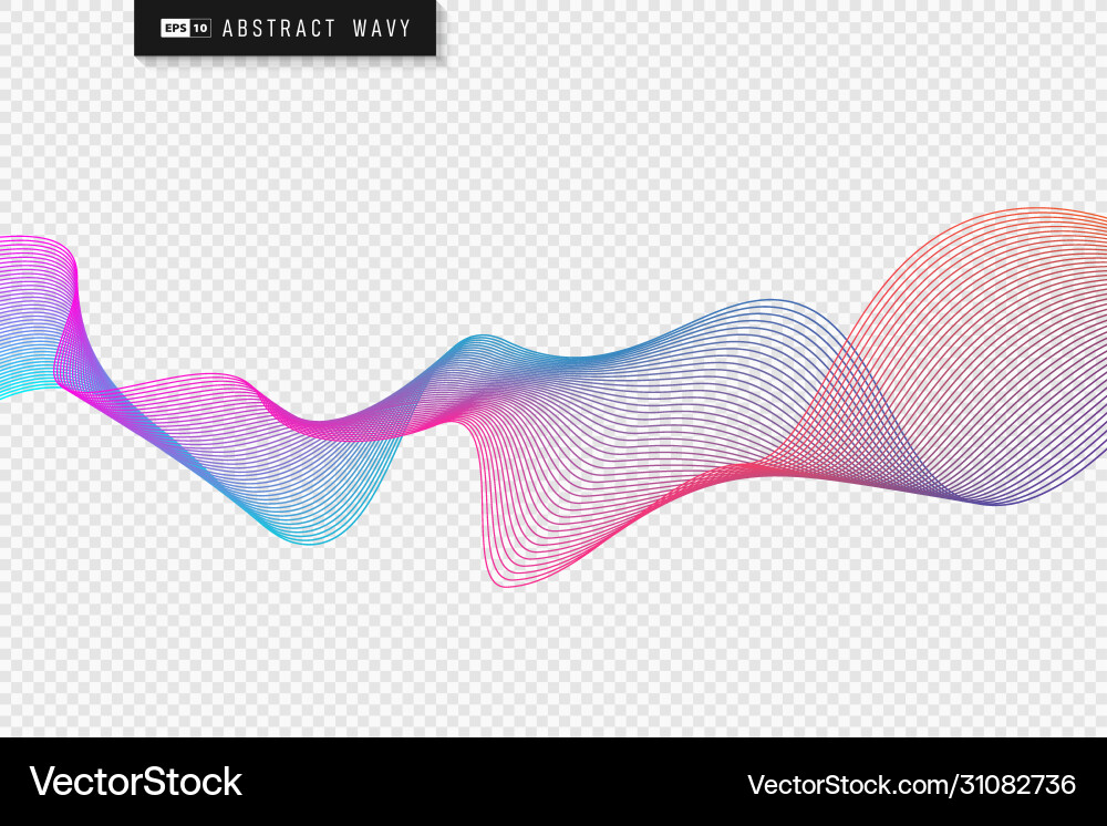 Abstract colorful line design wavy pattern Abstract colorful line design wavy pattern vector image