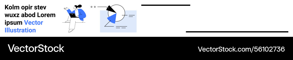 Person analyzing data with graphs charts Person analyzing data with graphs charts vector image
