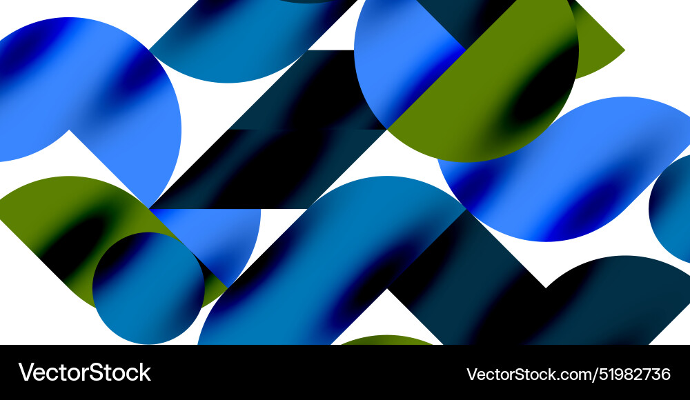 Shadow effect shiny circles and round triangles Shadow effect shiny circles and round triangles vector image