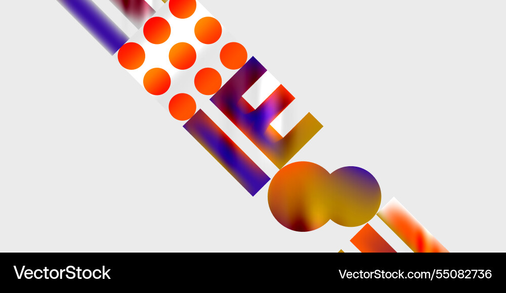 Triangles circles squares rectangles design Vector Image